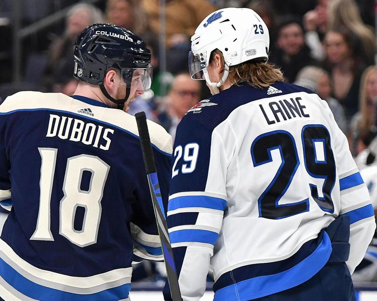 ALERT🚨

Un appel commercial est en cours entre les Jets de Winnipeg et les Blue Jackets de Columbus pour terminer le commerce en envoyant Laine et Roslovic à Columbus pour Pierre Luc Dubois. Un choix de repêchage pour les Jets peut également être inclus.#CBJ