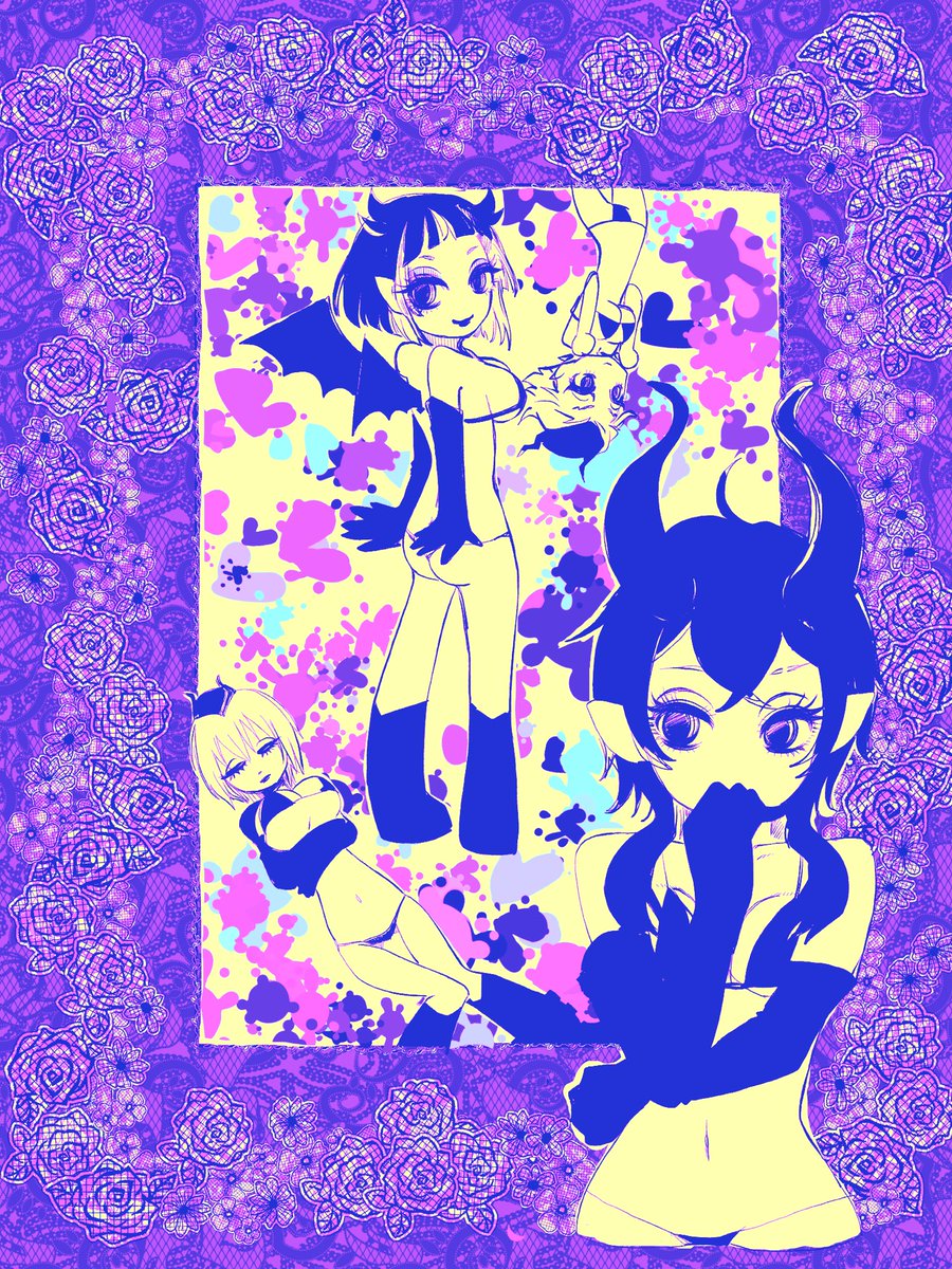 「ここまで描いて、なんでこんなの描いてんだ?って思ったからここで終わり。。寮 」|ノィ。のイラスト