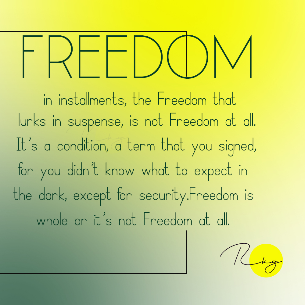 RaghavKgautam's tweet image. #MentalNotes
#Freedom
#MenialisMeaningful
#PickingupMotivation
