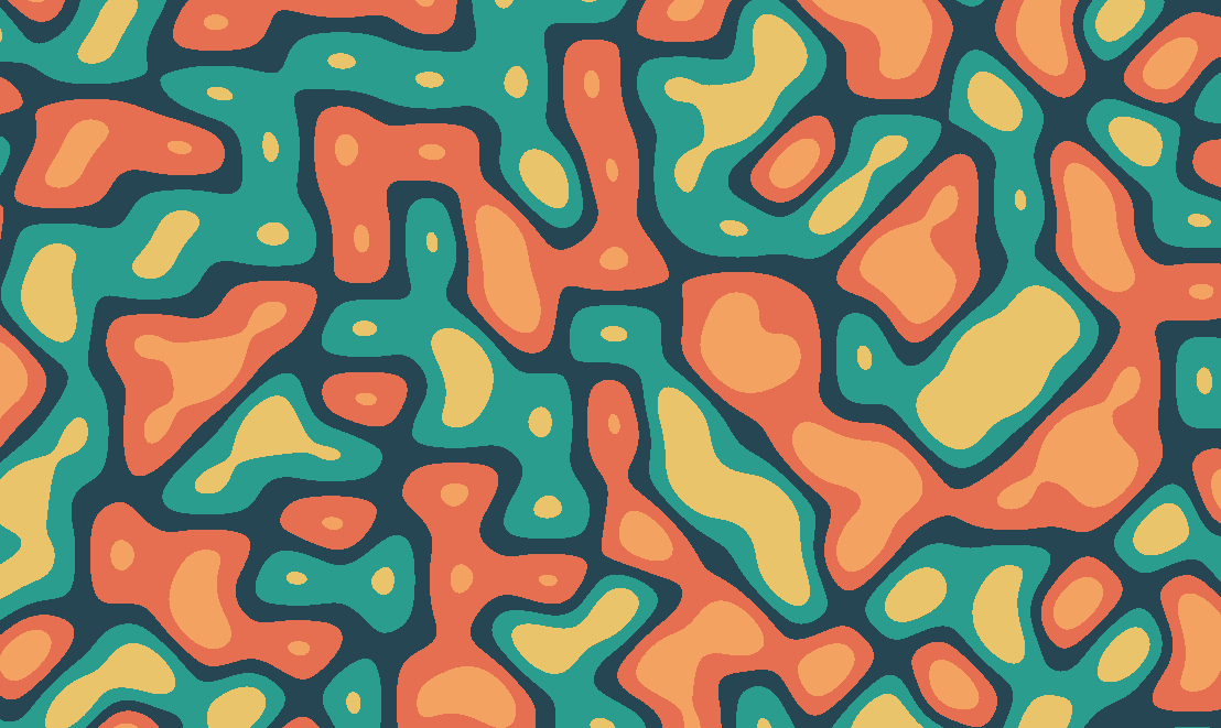DonKarlssonSan's tweet photo. Genuary 23 #264653 #2a9d8f #e9c46a #f4a261 #e76f51 on @CodePen: https://t.co/xx9hHgVz3L
Click to generate a new pattern!
#simplexnoise #genuary #genuary2021 #generative #generativeart #creativecoding https://t.co/4YvRH3u7JM