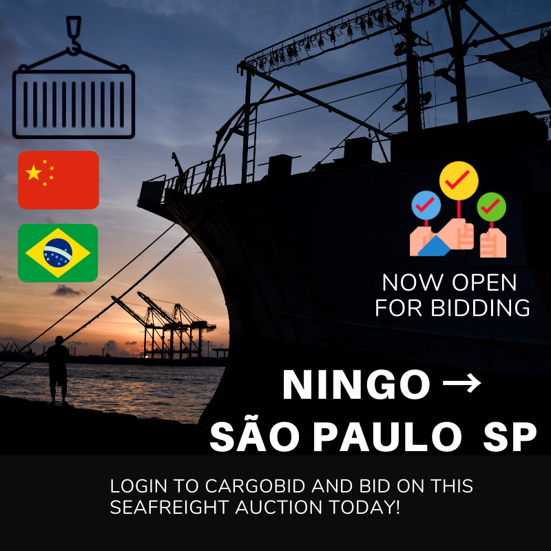 cargobid's tweet photo. Bid now on this air freight auction! From China to Brazil there's great cargo 
#china #brazil #ningbo #saopaulosp https://t.co/gCAKThB4ZX