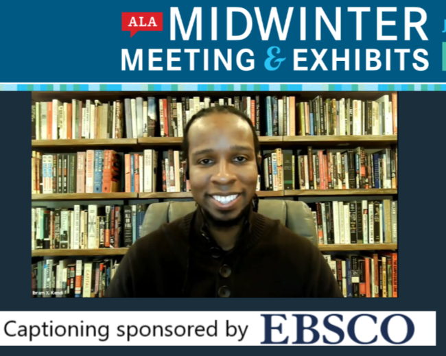 LongLegLib's tweet photo. #ALAMW21 @DrIbram Excellent way to start the day. https://t.co/kA6dF9qCBy