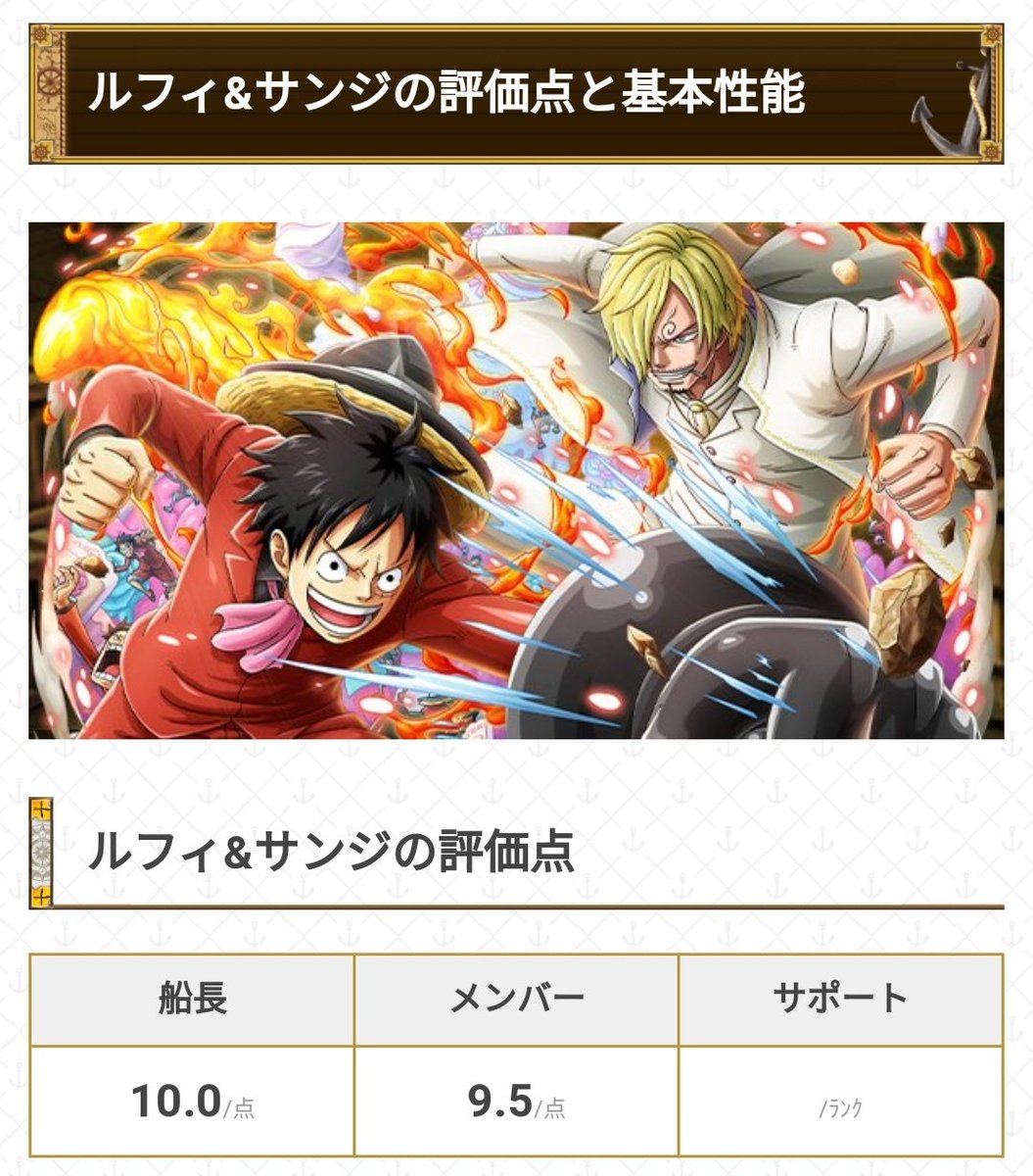 ウーシー 24時 ナイトワークへ 別時間もあり ルフィとサンジのカードあるね 進化したらこのイラストになるやつだったっけ Wだとしたらめちゃ強いよwww