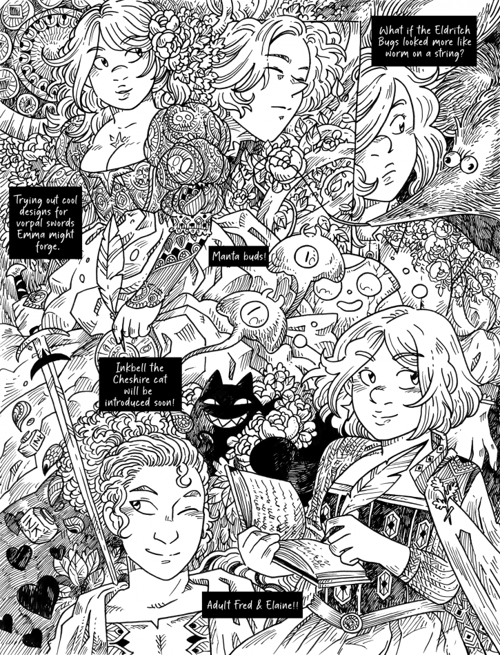 Still updating Saturdays will fillers, I LOVE doing these packed illustrations!! I wish I did more.
#namesakecomic #hiveworks
☆Comic ☆-- https://t.co/rJ0sFNn2GZ
☆Patreon☆ -- https://t.co/lWLa2Pc34Q
☆Insta☆ -- https://t.co/lMz1PnoWii