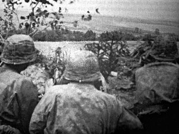 Such was the 'sicky smell of corpses' around Hill 112's summit several weeks in, Erich Werkmeister recalled how 10th SS-Panzer sent up vats of 'sweet, hot soup' to alleviate the stench.It sort of helped cheer them, but did nothing for the choking aroma of decay. /18