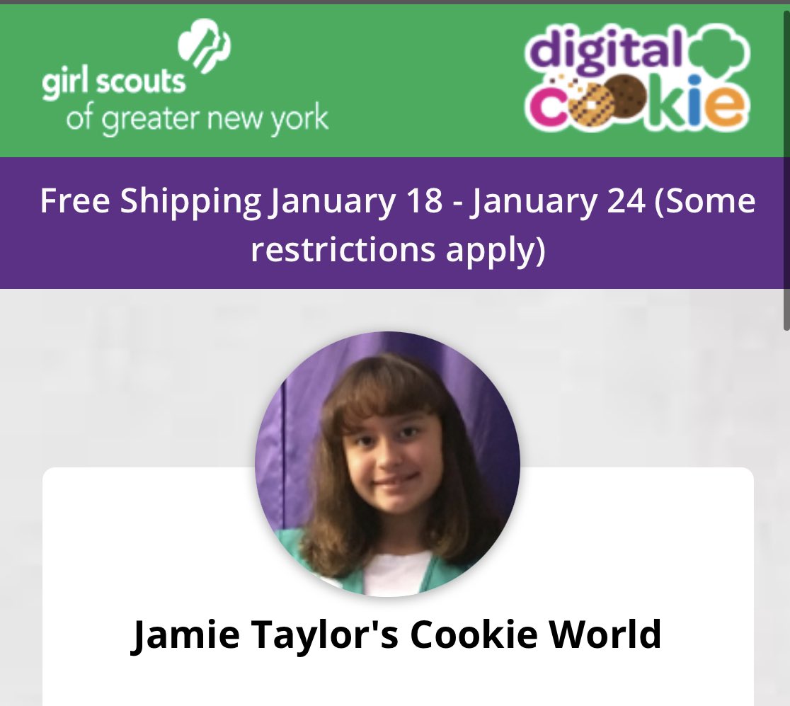 j94ever's tweet image. If you’re looking for #GirlScoutCookies please consider ordering from my sister, Jamie! bit.ly/39bbGLf

RT to help spread the word!