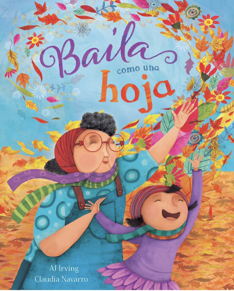 What an honor! BAILA COMO UNA HOJA, translated by María A. Pérez & illustrated by #ClaudiaNavarro, has been named a Best Children’s Picture Book in Spanish by @bankstreetedu! Thank you, @BankStreetLib! #Bestof2020 #Spanish #kidlit #picturebook shorturl.at/jrtDI