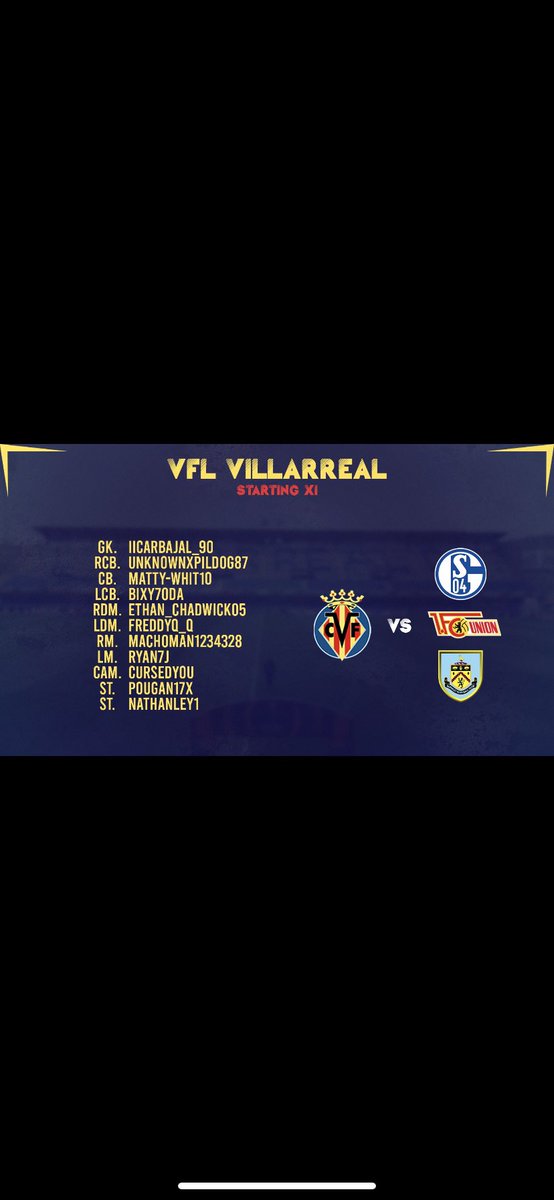 VFL Villarreal S46 tweet media
