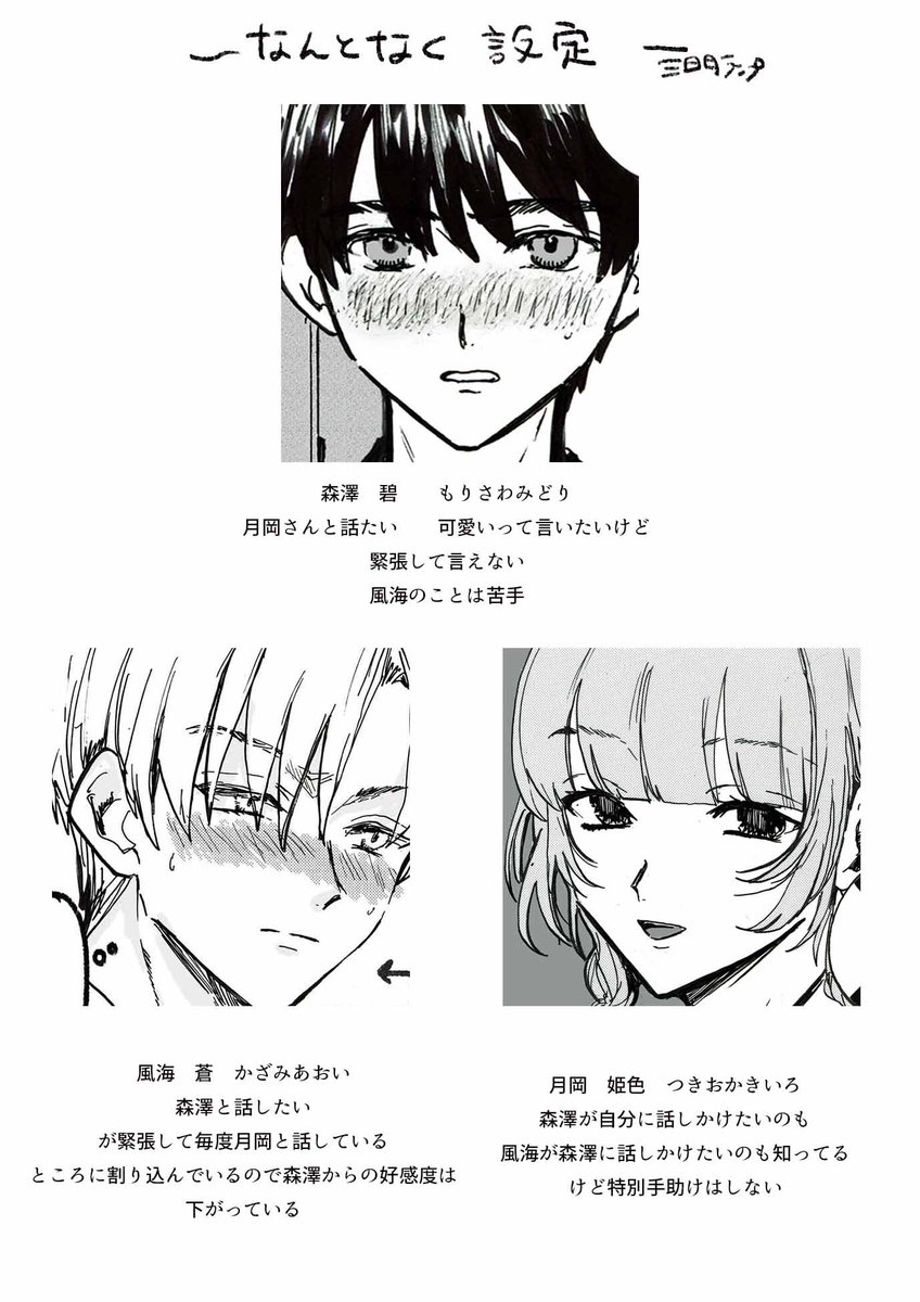 なんか設定?作ってたやつ、記念に載せときます、! 