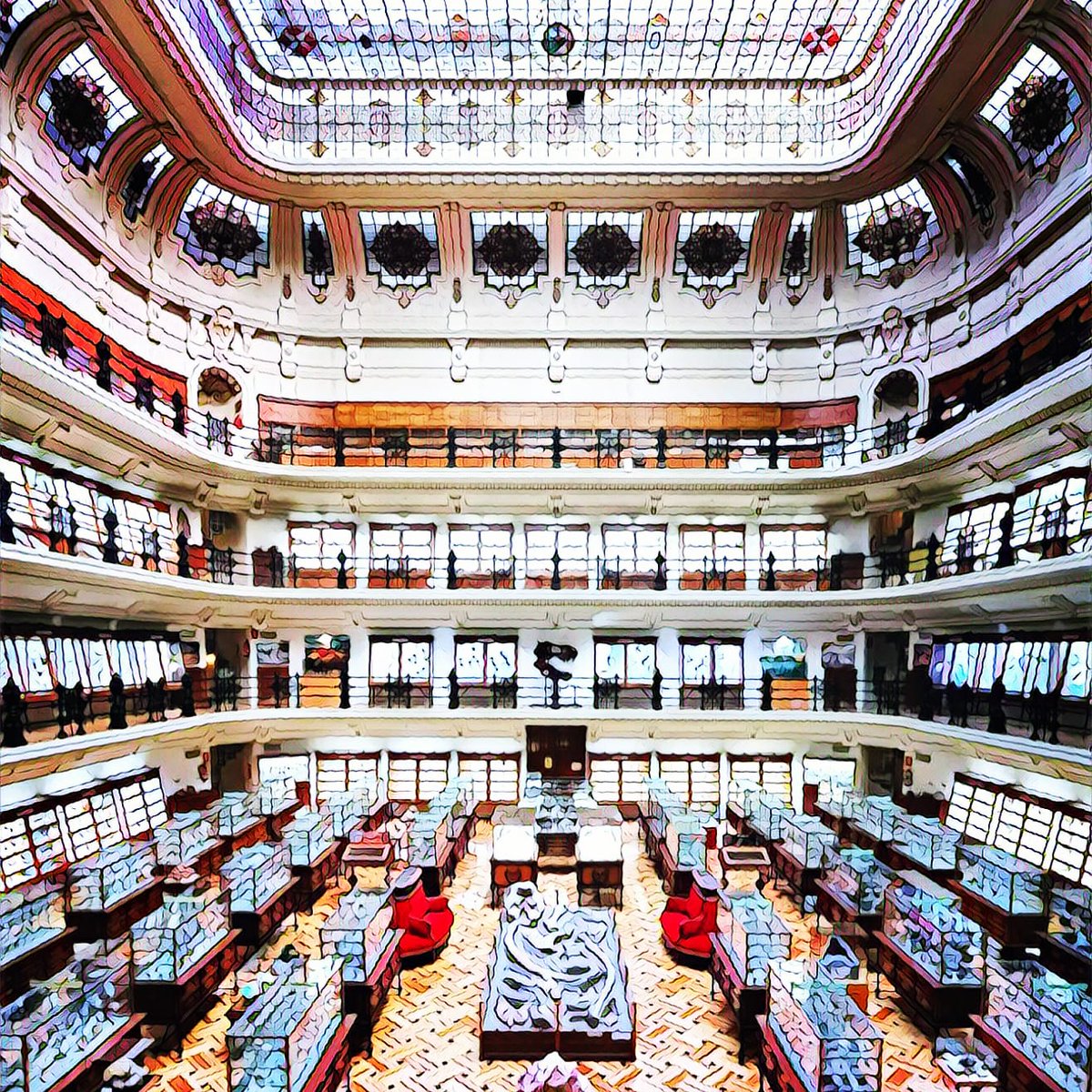 MuseoGeominero's tweet photo. #MuseoGeominero #geology #paleontology #madrid #Chamberi #spain #visit #people #museums #friends #friendship #vitrinas #arquitectura #vidriera #architecture #fossil #minerals #rocks https://t.co/9eU9eUlJ78