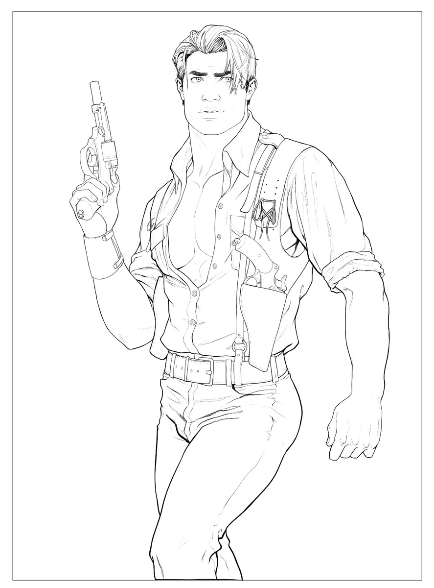 Here's the linework if anyone's interested, for colour practice! https://drive.google.com/file/d/1wPr9WS59c1Gedwse9zgknIMIToAHxd2c/view?usp=sharing