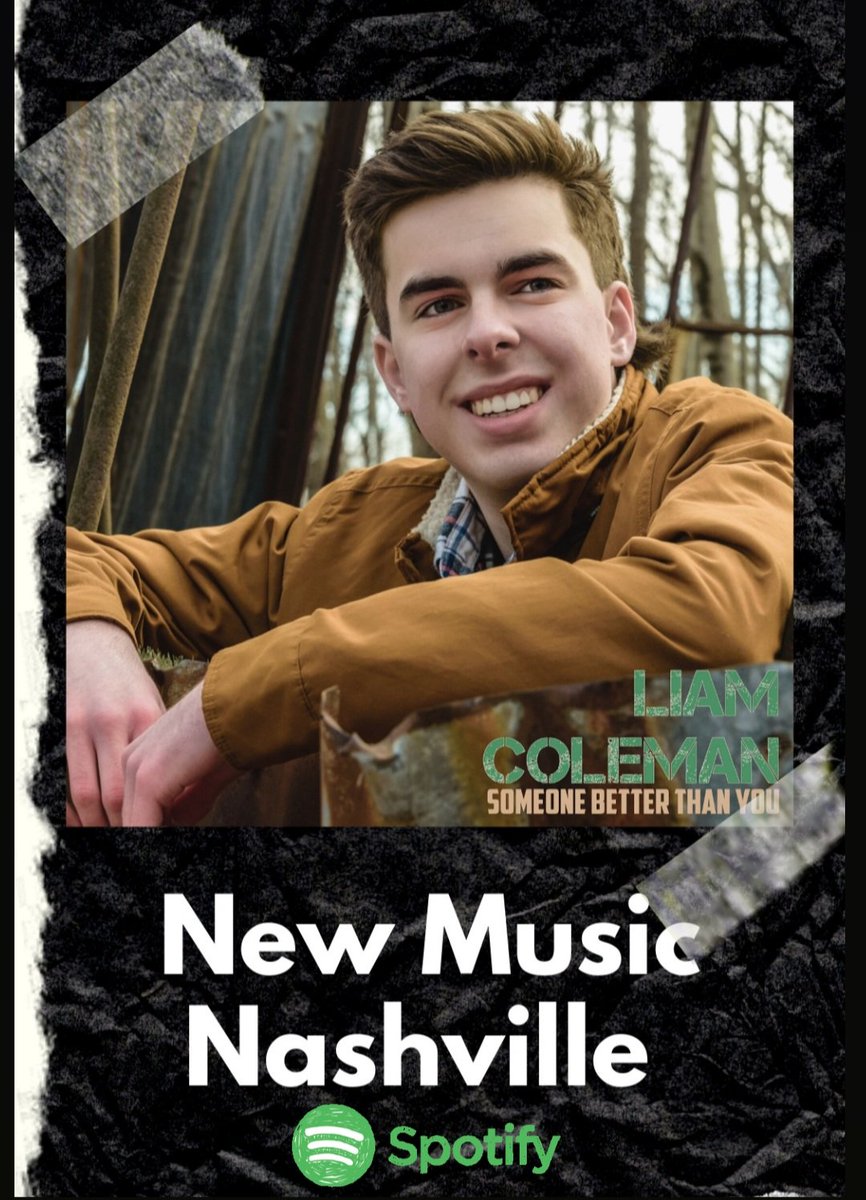 liampcoleman's tweet photo. Stream it now.
#countrymusic #nashville #liamcolemanmusic #newmusic #newrelease #newsong #spotify #sbty #youngmusician #artistsontwitter #artist #Trending #streaming https://t.co/5H7XJTt72r