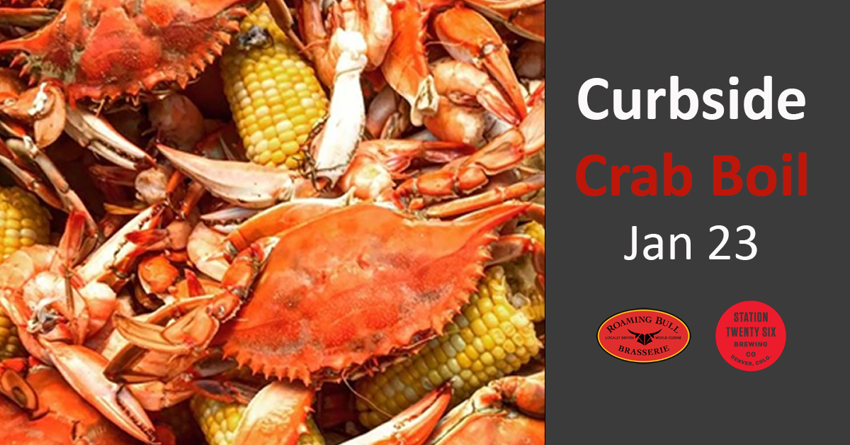 🦀 Crab boil today! 🦀 | <a href="/S26BC/">Station 26 Brewing</a>, 12-7pm. While pre-sales are closed, we will have limited crab meals available for purchase. $18 for a half Dungeness crab + Andouille, corn, potatoes, &amp; hush puppies. We'll also have a limited food truck menu. Come get some! #denverfoodtrucks