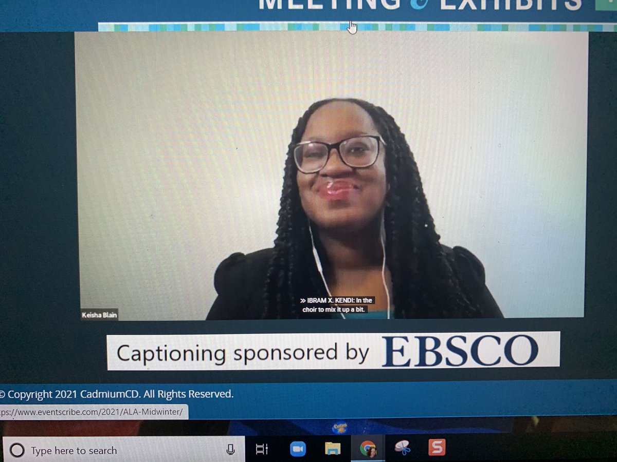 Loving listening to @DrIbram and @KeishaBlain discussing their new book Four Hundred Souls: A Community History of African America, 1619-2019. I cannot WAIT to read it after listening to them! Another great choice of speakers, @ALALibrary !!! Ty!!! #ALAMW2021 #LibrariesTransform