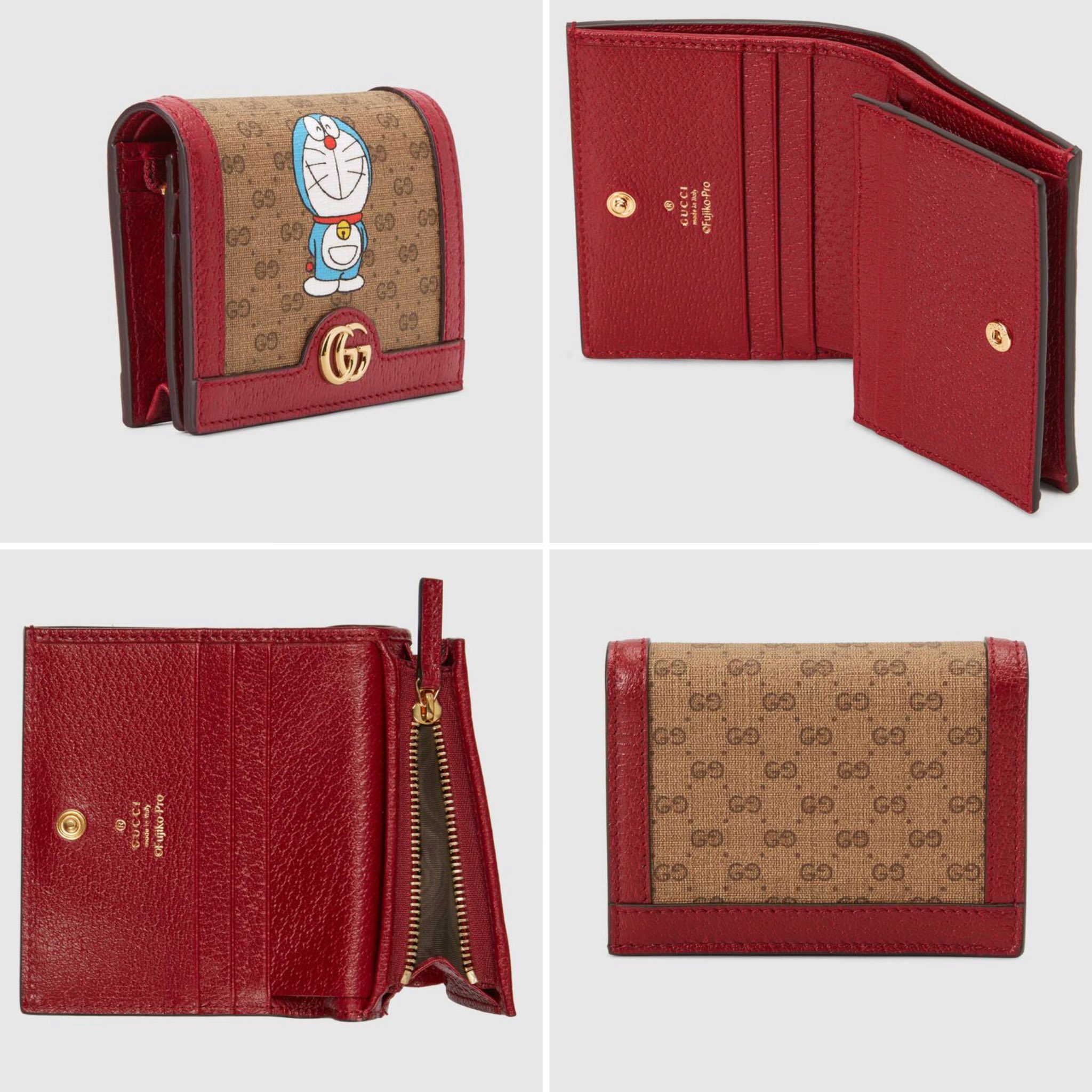 marmont wallet gucci Doraemon wallet