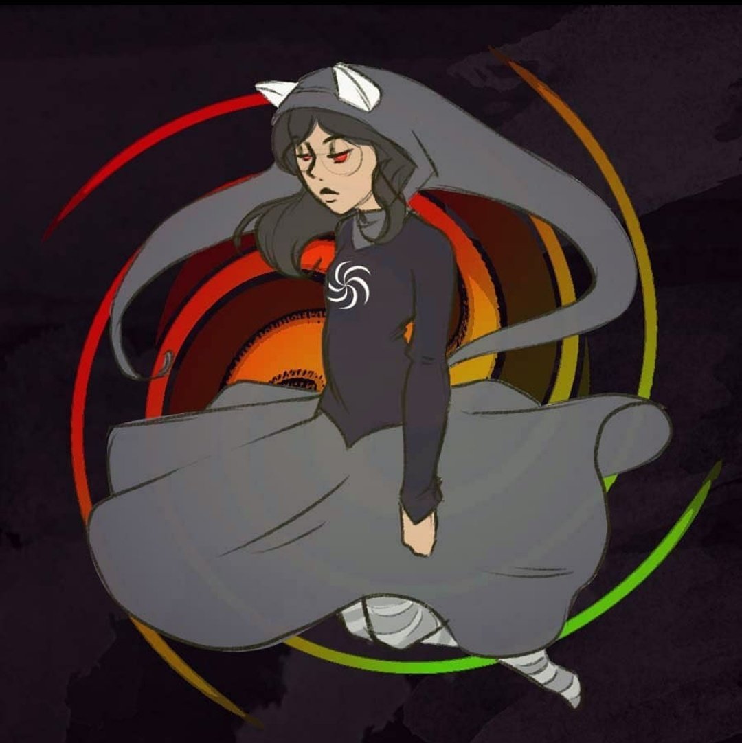 DnDrako's tweet photo. #homestuck has freking amazing girls. SOLID Cast #JadeHarley #Terezi #Pyrope #doodle #spacePlayer https://t.co/bJCsmKgVIO