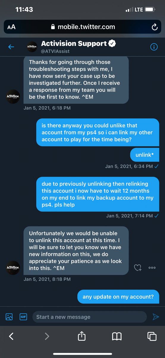 jrivey03's tweet photo. @ATVIAssist been almost three weeks and i cant even get an update on why i have no access to my account..  when i see others getting replies in under 15 min. https://t.co/TXspFa5Ign