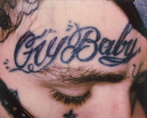 Lil Peep Crybaby Face Tattoo Sticker