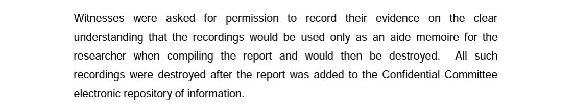 This account contrasts strongly with that on Page 11 of the section of the final Commission on Mother & Baby Homes report detailing the work of the Commission’s Confidential Committee.