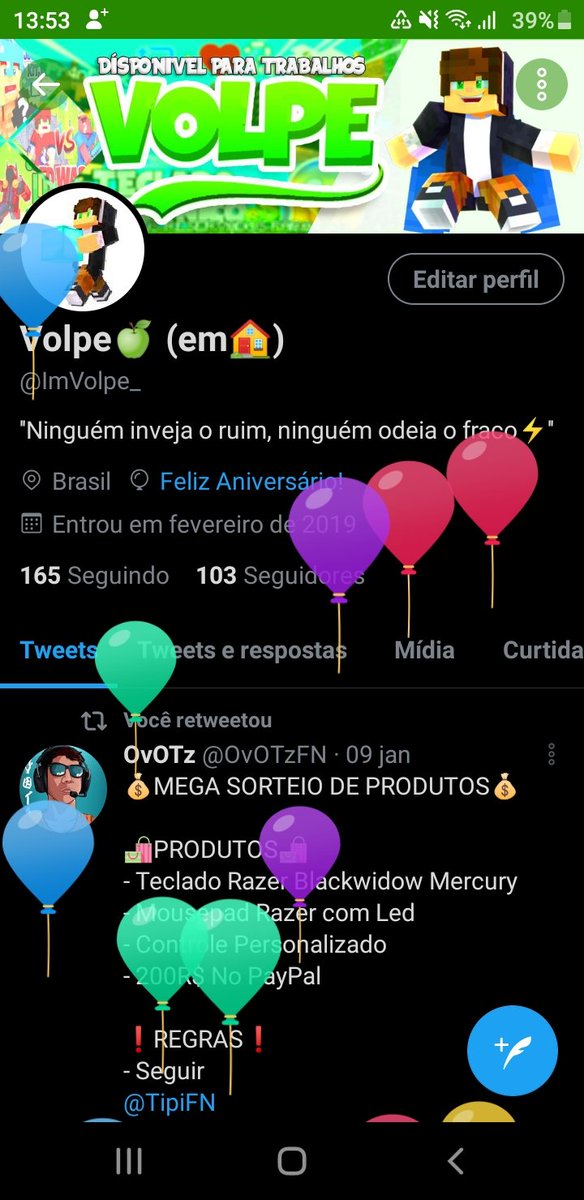 Balões! 🎈