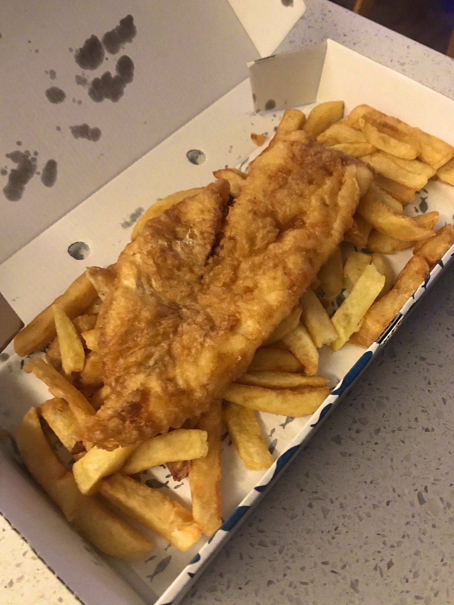 Man of my word ... “Hello Sir, what can I get for you today?” .. “I’ll have cod and chips please, extra BATTERED thank you.” 🎣