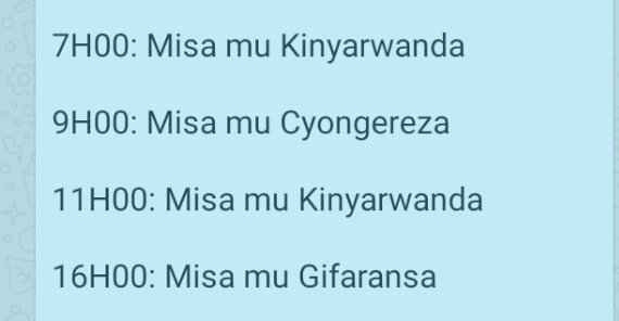 Gahunda ya Misa zizatambuka kuri <a href="/RwandaMaria/">Radio Maria Rwanda</a> kuri iki Cyumweru Tariki 24 01 2021