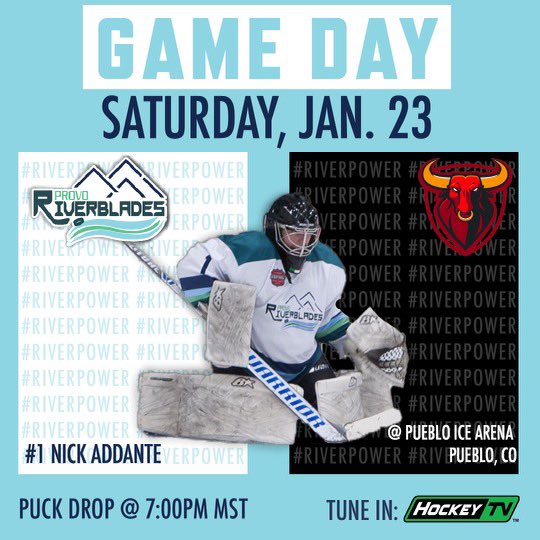PRiverblade's tweet photo. ⚔️GAMEDAY⚔️

#bladeshockey #riverstrong https://t.co/cZKkCuweIg
