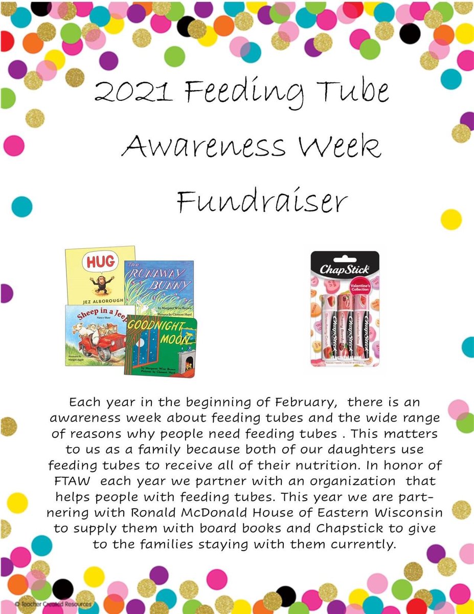 Amanda (@brownandpinkdot) on Twitter photo This year we are partnering with <a href="/RMHCmke/">Ronald McDonald House Charities Eastern WI</a> to collect board books and chapstick for families currently staying that the house. To have donations sent directly to RMHC you can donate from the <a href="/Target/">Target</a> link:
tgt.gifts/rmhcuptonfamily This year we are partnering with <a href="/RMHCmke/">Ronald McDonald House Charities Eastern WI</a> to collect board books and chapstick for families currently staying that the house. To have donations sent directly to RMHC you can donate from the <a href="/Target/">Target</a> link:
tgt.gifts/rmhcuptonfamily