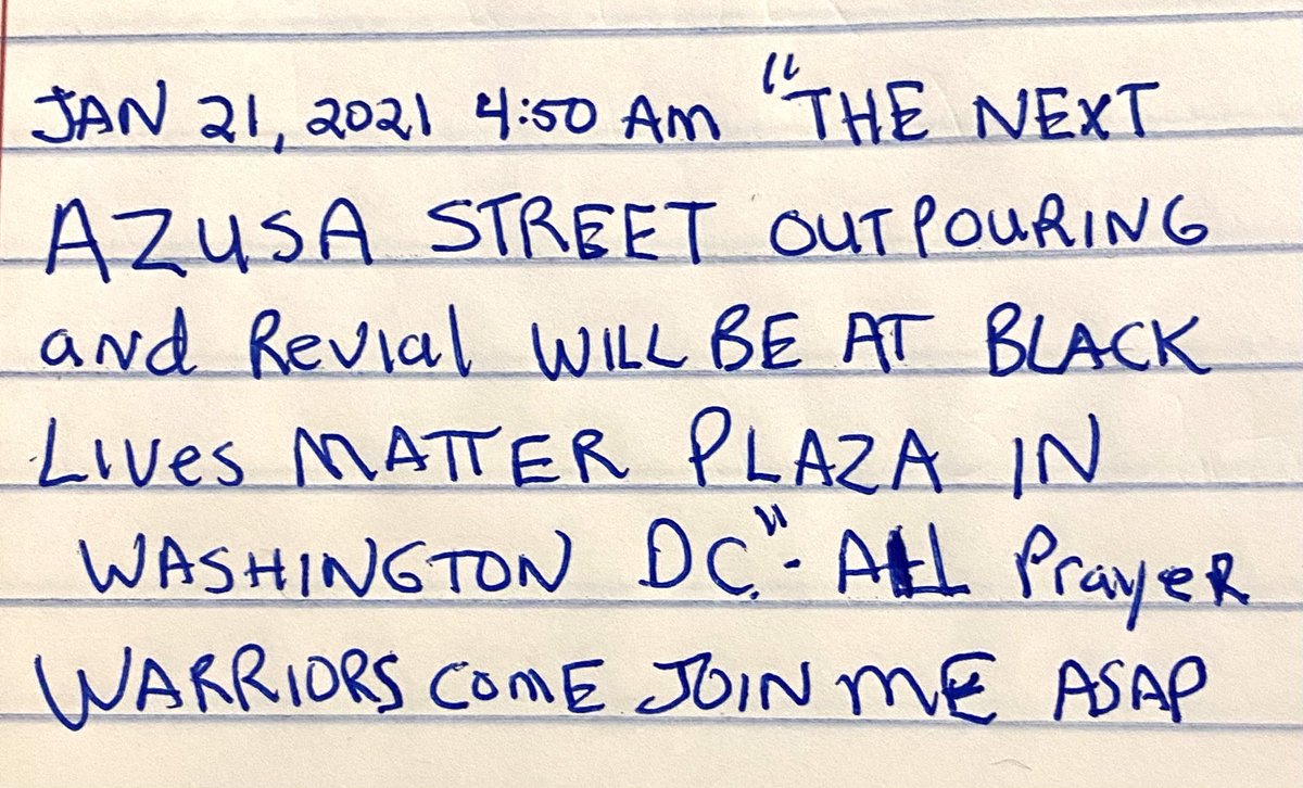 I felt the Lord woke me up and said, a powerful outpouring of His Glory and Spirit will fall on Black Lives Matter Plaza in Washington DC. Come join me by praying this in.