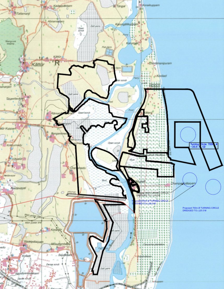 The EIA submitted in 2008 had clear mention of no fishing activity near the coastal areas. The future expansion plan also was part of the initial proposal that was submitted. Also find the proposed development plan. Now compare it with the initial proposal. No change at all.