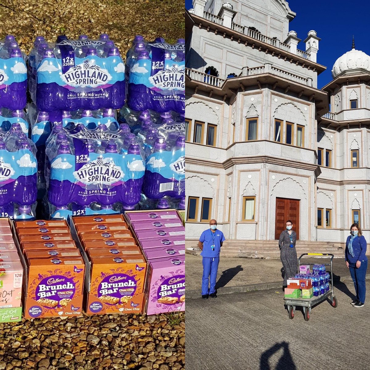 Info_BEDOC's tweet photo. A huge thank you to @sainsburys Clapham and @bedhosp_charity for this donation of goodies for our vaccinators and volunteers! Massively appreciated. It’s thirsty work vaccinating #bedford! @KevParker99 https://t.co/z2UWdQEIun