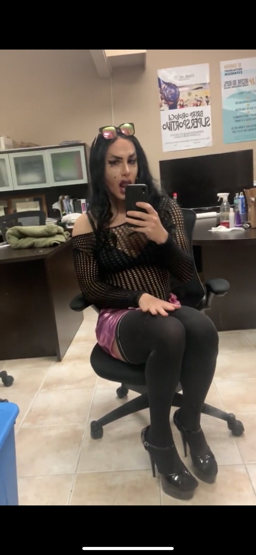Just getting ready for a play date. #tgirl #fuckdoll #sissy #cumqueen #femboi #gay #blowjob https://t