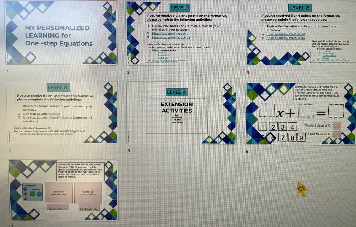MGT_each's tweet photo. Data driven personalized instruction for our mathematicians @BAM_MS_Official @LCPS_Math #CLIMBtogether #BAMyr4 #datadriven #growthmindset #personalized https://t.co/7843OANjNw