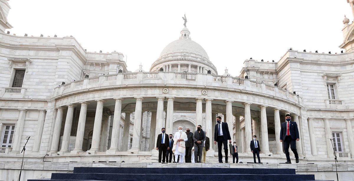 narendramodi's tweet image. Some glimpses from the programme at Victoria Memorial. #ParakramDivas