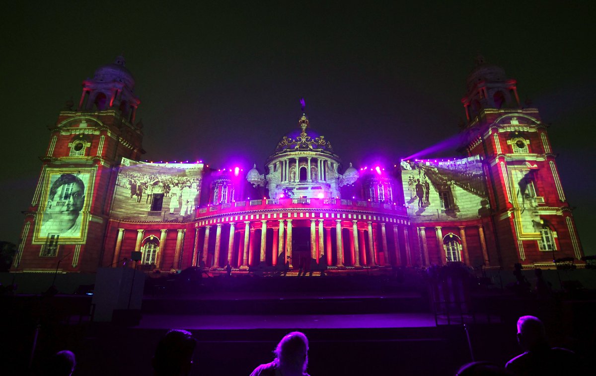 narendramodi's tweet image. Some glimpses from the programme at Victoria Memorial. #ParakramDivas