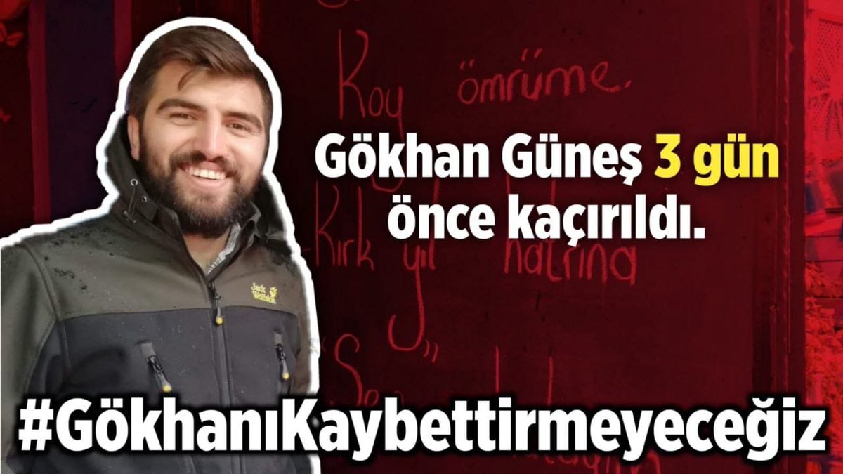 #GökhanıKaybettirmeyeceğiz
Gökhan Güneş nerede?
<a href="/TC_icisleri/">T.C. İçişleri Bakanlığı</a>

Cevapsızlıkla kimse susmaz!

Göz göre göre kamera önünde kaçırılan birisinden bahsediyoruz

Mobese kameralarıyla 5 dakikada bulunurdu!!!