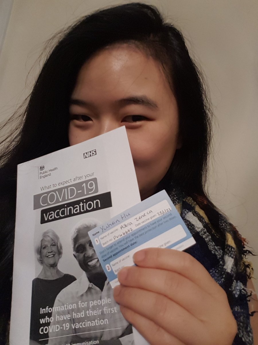 2 months ago, I was video calling my cats from hospital while recovering from lung surgery.
Today, I got some tasty AstraZeneca juice jabbed in my arm.

Listen: science is pretty cool. #GetVaccinated #ProtecttheNHS  #healthcareworkersareheroes #stayathome #catsaregoodforthesoul