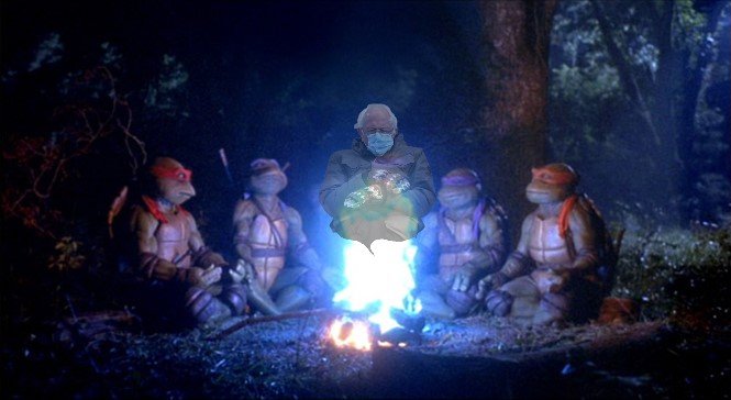 "Together there is nothing your four minds can't accomplish" says Bernie Hamato Yoshi 
aka "Master Bernster"
