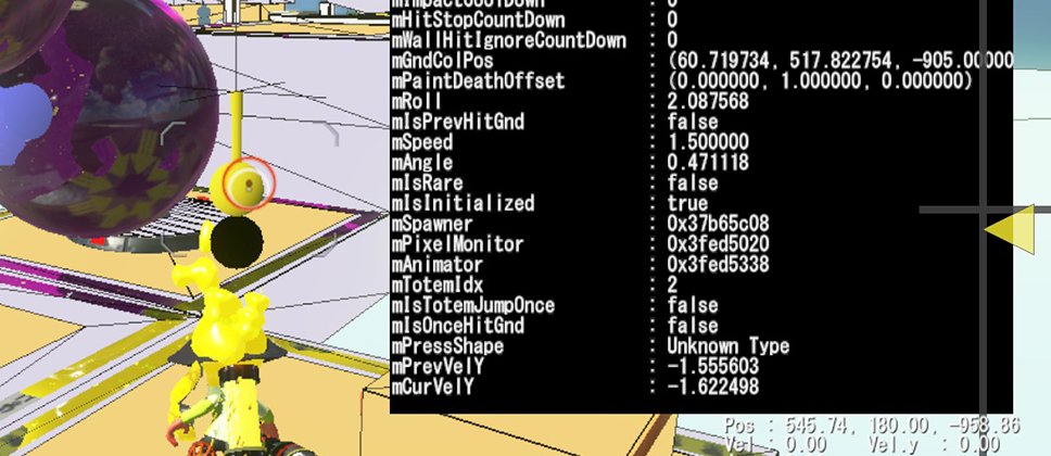 - Internal data tools- Breath of the Wild sound design- Very early ARMS design idea sketch- Splatoon development