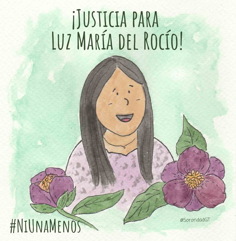sororidadgt's tweet photo. "Rocío era una chica dulce, alegre. Se preocupaba por los demás. Era muy detallista. Y determinada. Desde jovencita sabía y decía que iba a ser criminalista y no se detuvo hasta que lo logró. Sin miedo a lo que está profesión podría conllevar. 
Adoraba a su bebé, era su vida." https://t.co/5muFsHToQE