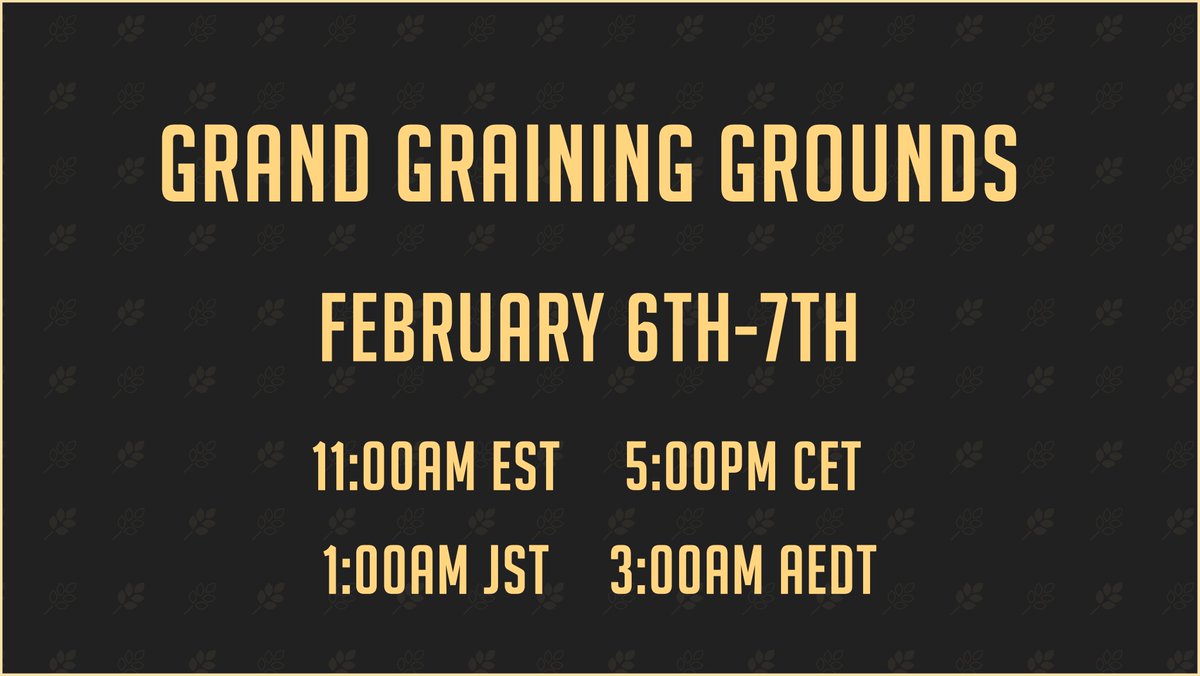 NineWholeGrains's tweet photo. I promise I didn't forget! ;D

Consider this the official announcement of Grand Graining Grounds. It's been a winding path to so far, and we appreciate your patience immensely!🌾

🏅Starting Prize Pool: $2500
🏆Battlefy: https://t.co/YY9T0VUpo2
🗨️Discord: https://t.co/1cvPFGtsQg https://t.co/LPTxqDKCFl