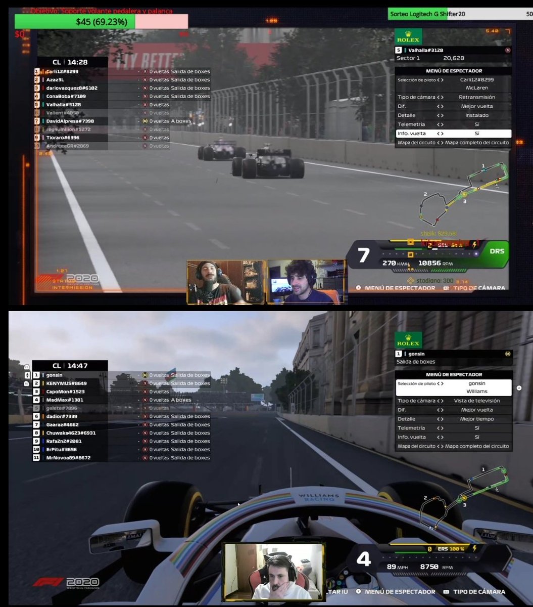 TREKGames1's tweet photo. Enorme en trabajo de @Wuadafak @DirectFucu y @YoMarioYtu , para que este proyecto #mulitwitch vea la luz en el estreno de la 2.ª división de la Lifa F1 en #stadia! 🎮🚦 https://t.co/4QHjju8iAv