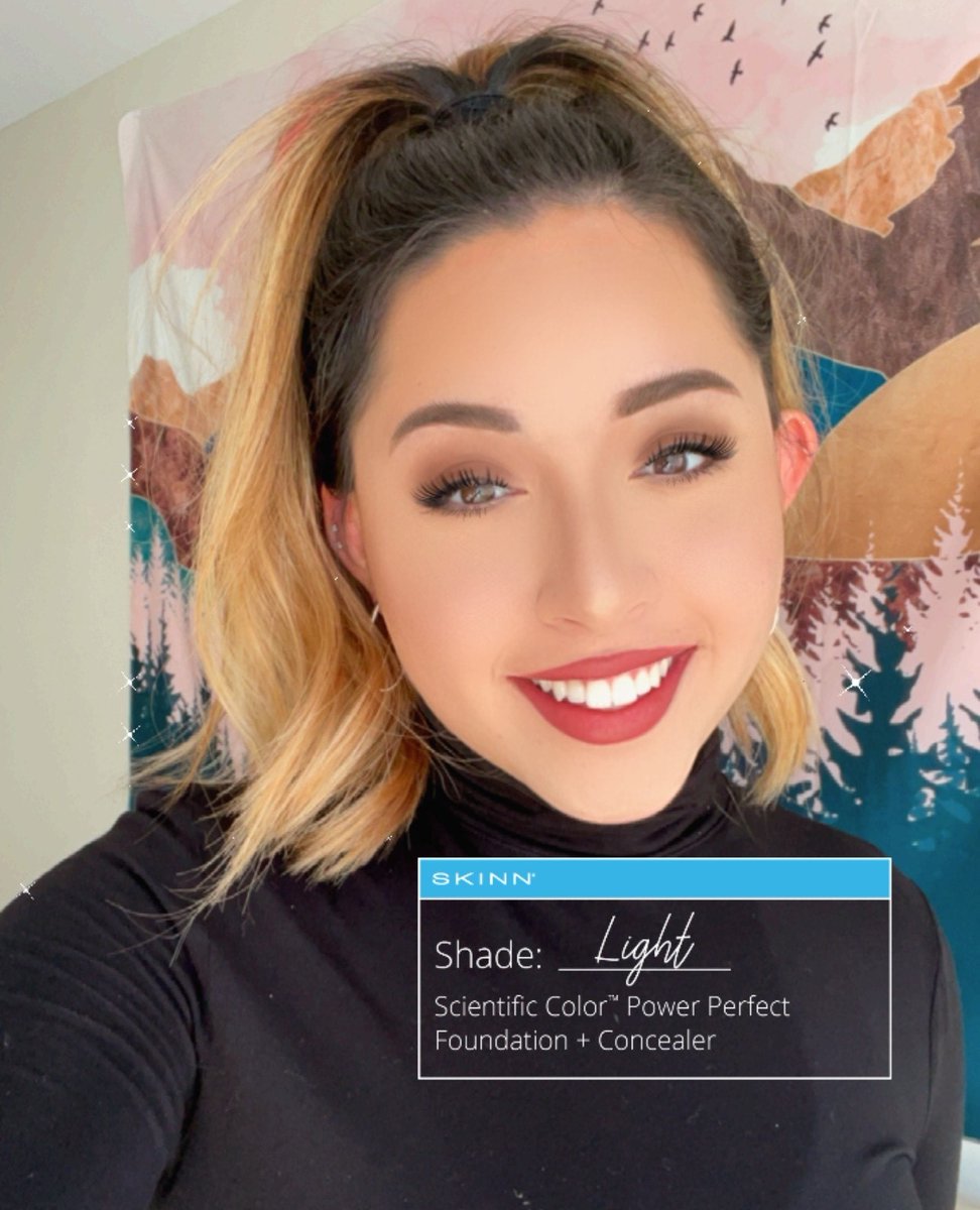 skinncosmetics's tweet photo. Meet the #SKINNTeam! 💕⁠
⁠
Jessica is our Social Media Specialist! Along with managing all of our social profiles, she also expertly handles our brand + influencer relationships. Her New Year's Resolution is to set aside more time to be "unplugged"!⁠
⁠
#PowerPerfectMatch⁠ https://t.co/WigZG0masC