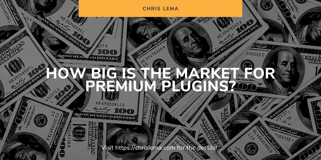 Share it everywhere. Today I answer the question, "How big is the market for your WordPress premium plugin?"

chrislema.com/market-size-pr…