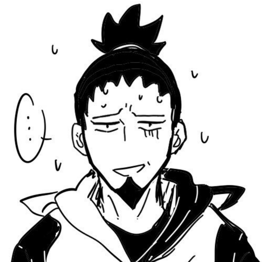 realizing that last two times i've drawn Shikamaru it's just been this expression in response to his in-law family RIP this man