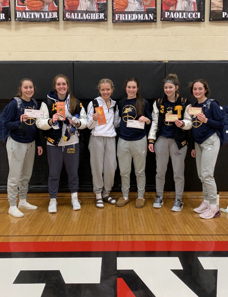 Tallmadge_GBK's tweet photo. Congrats to our players of the game. Jadyn had a great game for the JV!!!🏀🏀 Ashlyn, Maya, Ana, Lexi, and Mia- this varsity group played virtually the entire 4th and entered the quarter trailing by 10. Thanks to our sponsors @dairyqueen
@beefsbrimfield 
⁦@FreshPlanetOhio⁩ https://t.co/vCPoKoWsT0