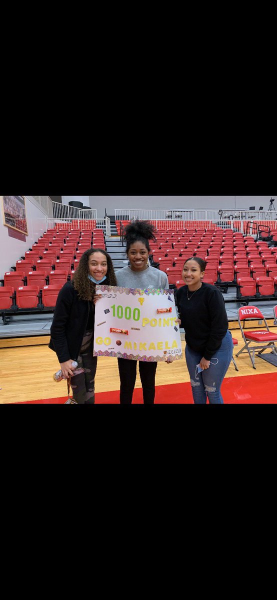 Congratulations to Mikaela Whalen on her accomplishment yesterday vs Nixa!!!! #1000points #senioryear