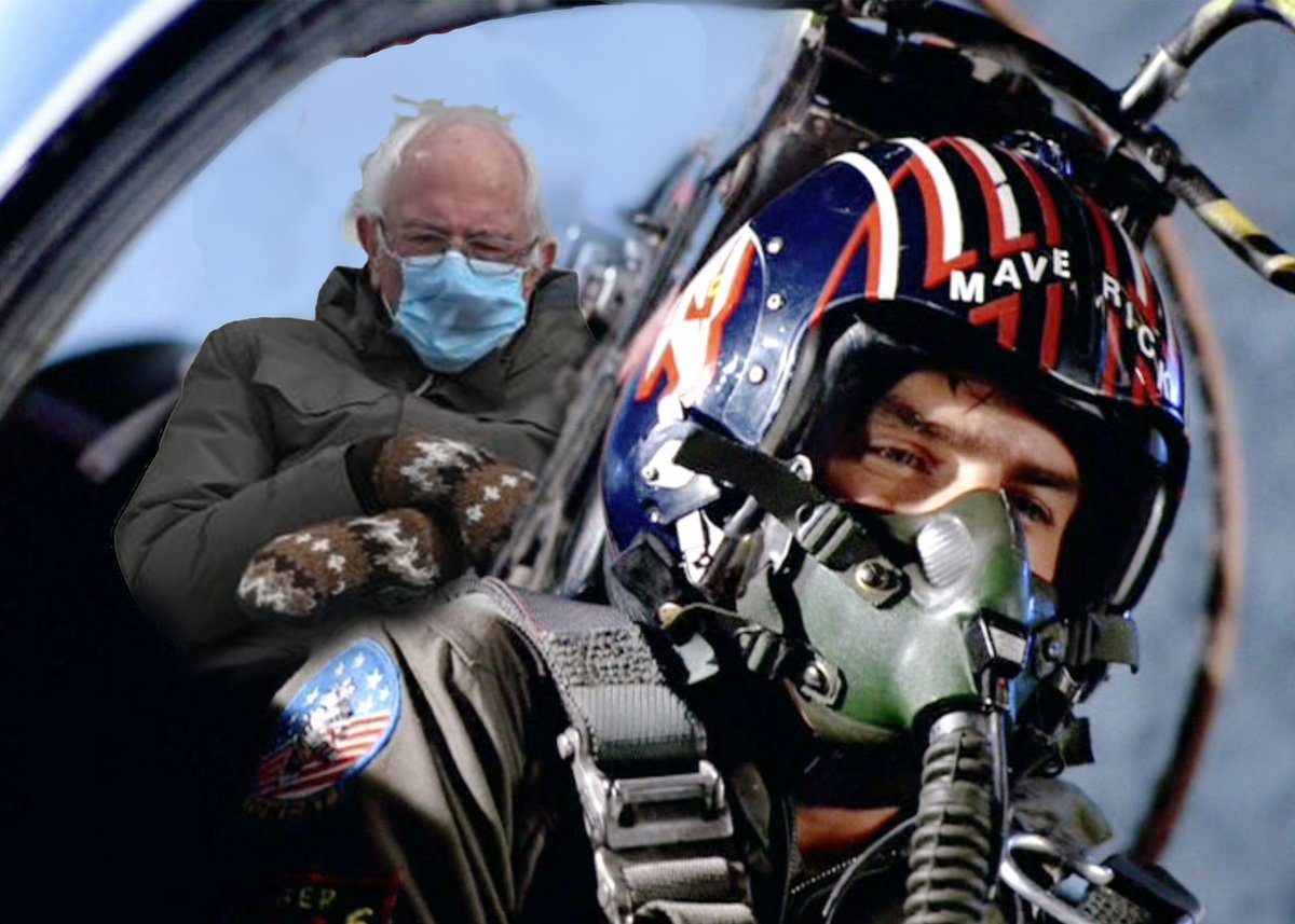 StarvedDog's tweet photo. Top Bern. #berniesmittens https://t.co/EEC23sVE8R