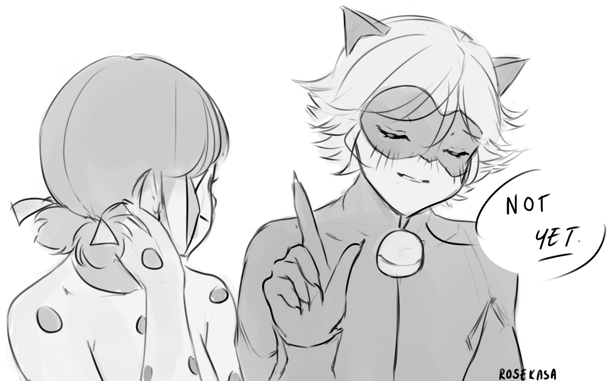 rosekasart's tweet photo. she likes the good boy type (1/2) #MiraculousLadybug https://t.co/Ty6UvIqcby