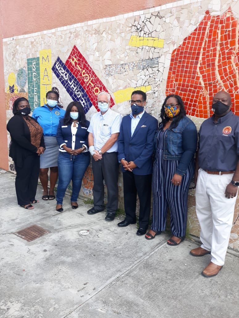 School visit in St.  Thomas